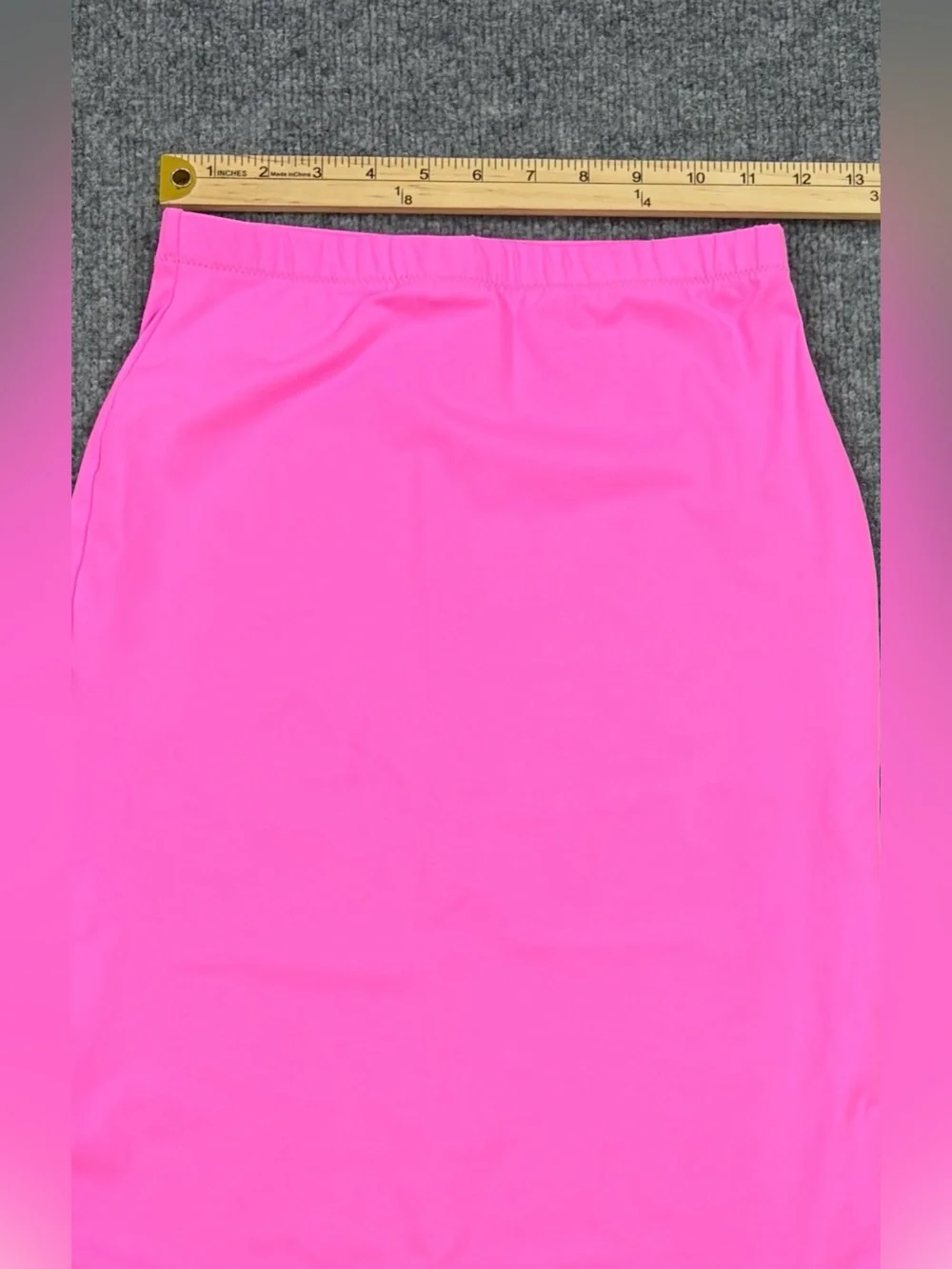 SKIMS Swim Cover Up Maxi Skirt Pink Small High Waist Bodycon Beach Resort Strech